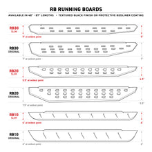 Load image into Gallery viewer, Go Rhino 6344397320T RB10 Running Boards with Mounting Brackets, 2 Pairs Drop Steps Kit for Select Toyota Sequoia