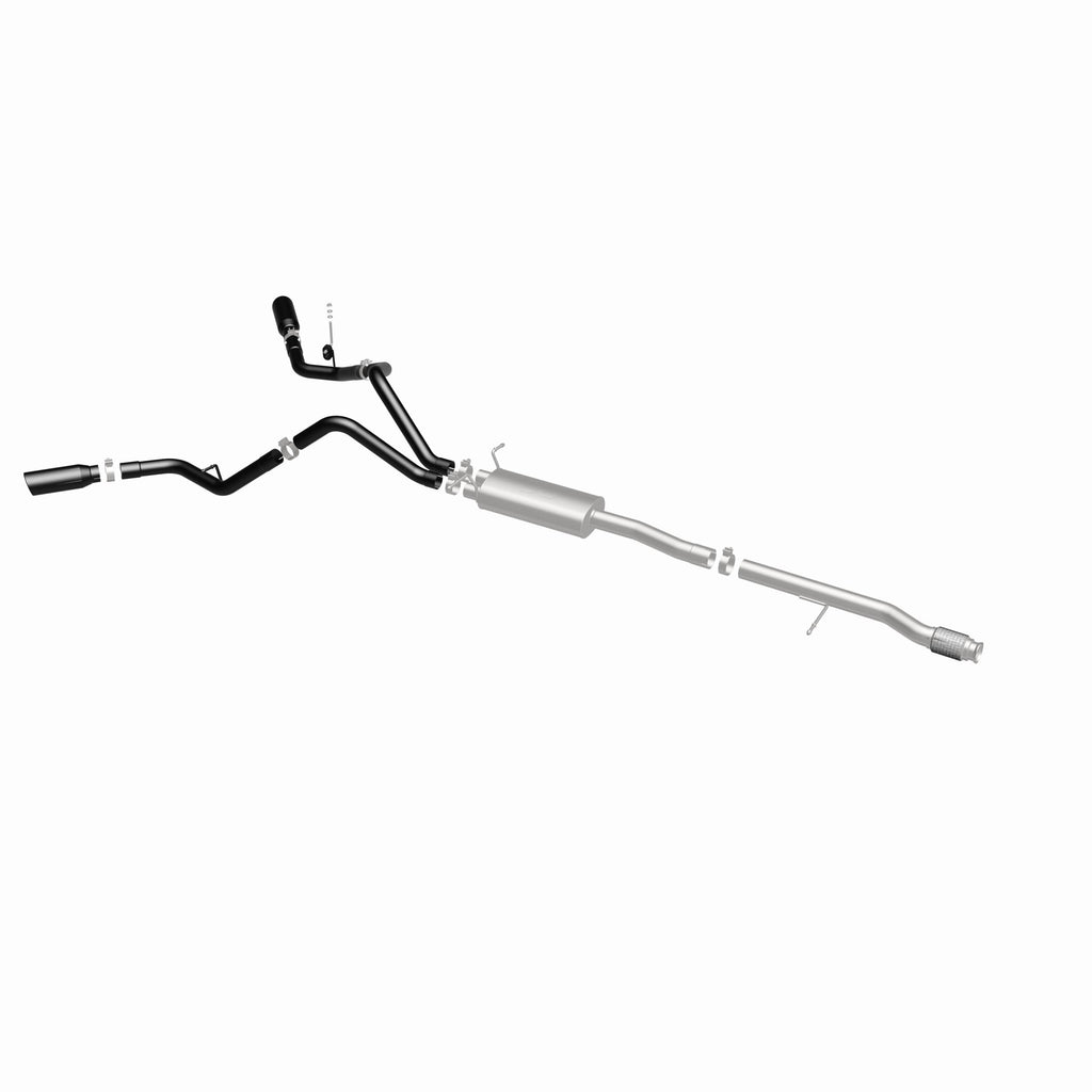 MagnaFlow Exhaust Products 15360 Street Series Black Coated Cat-Back System for Select Chevrolet Silverado 1500, Chevrolet Silverado LD, GMC Sierra 1500, GMC Sierra Limited