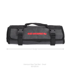 Load image into Gallery viewer, Xventure-Gear-Tool-Roll---Small-(4X4in.-Closed)-12Oz-Waxed-Canvas---Black