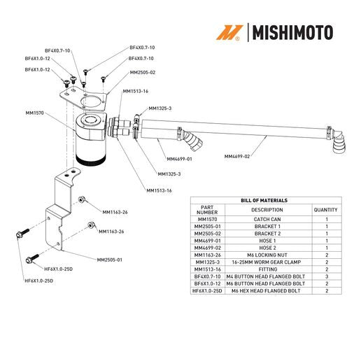 Mishimoto MMBCC-MUS8-24 for Select Ford Mustang