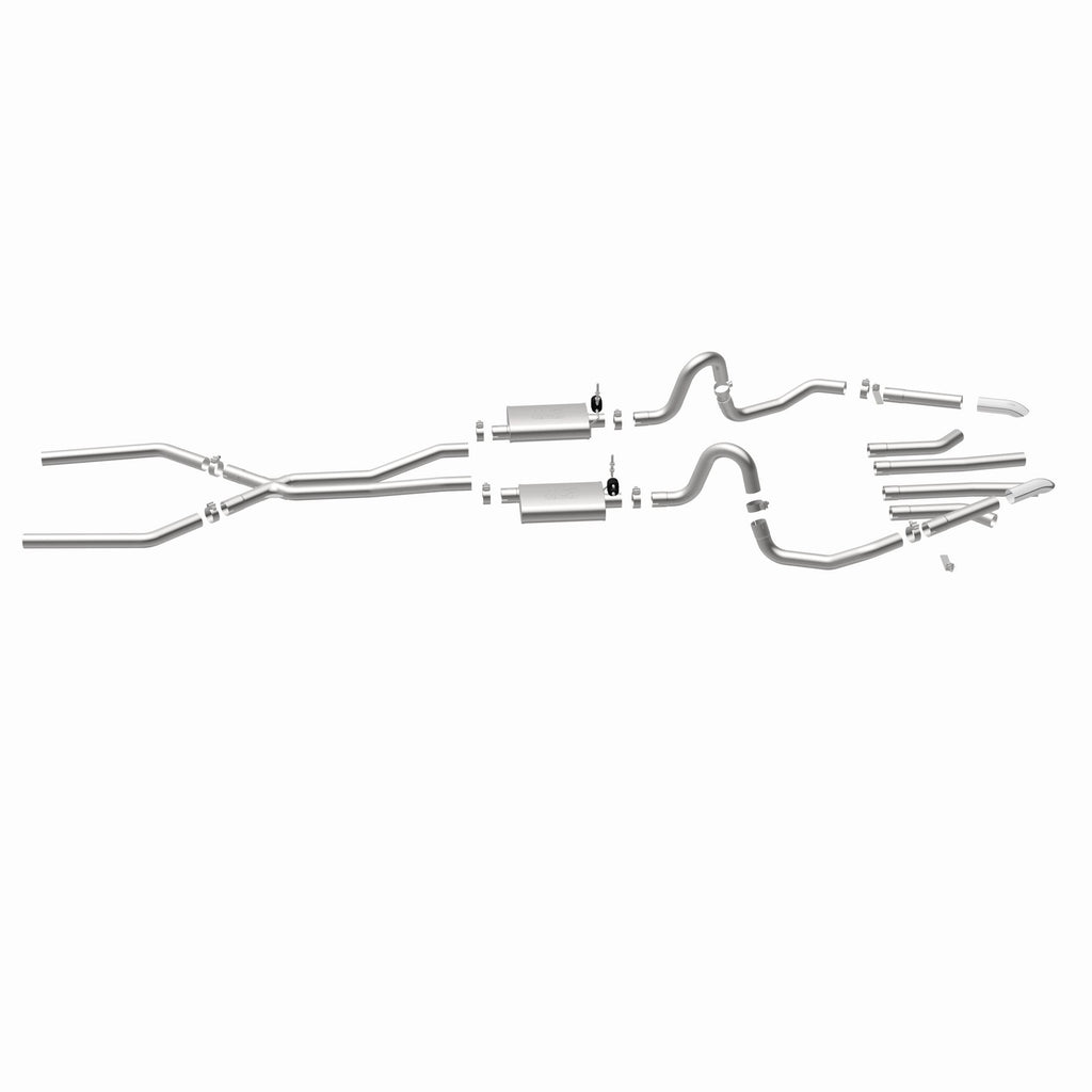 MagnaFlow Exhaust Products 15894 Street Series Polished System for Select Buick GS, Buick GS 350, Buick GS 400, Buick GS 455, Buick Skylark, Buick Special, Chevrolet Chevelle, Chevrolet El Camino, Chevrolet Monte Carlo, Oldsmobile 442, Oldsmobile