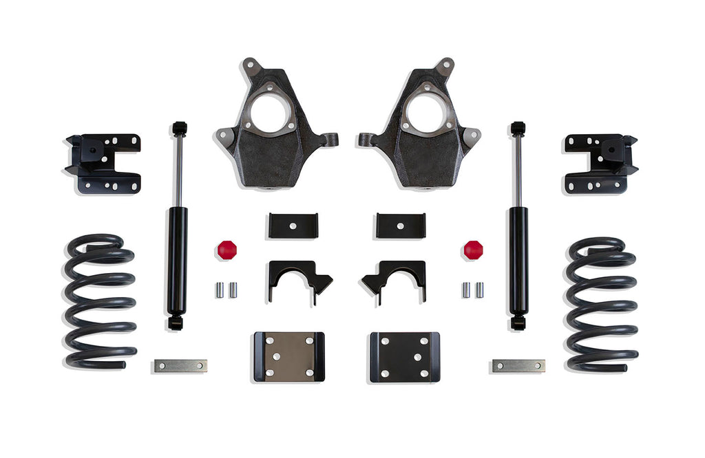 0713-SilveradoSierra-1500(Single)24Wd-35In-Lowering-Kit(Cast-Steel-Susp)