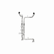 Load image into Gallery viewer, MagnaFlow Exhaust Products 19704 SPEQ Series Black Chrome Cat-Back System for Select Ram