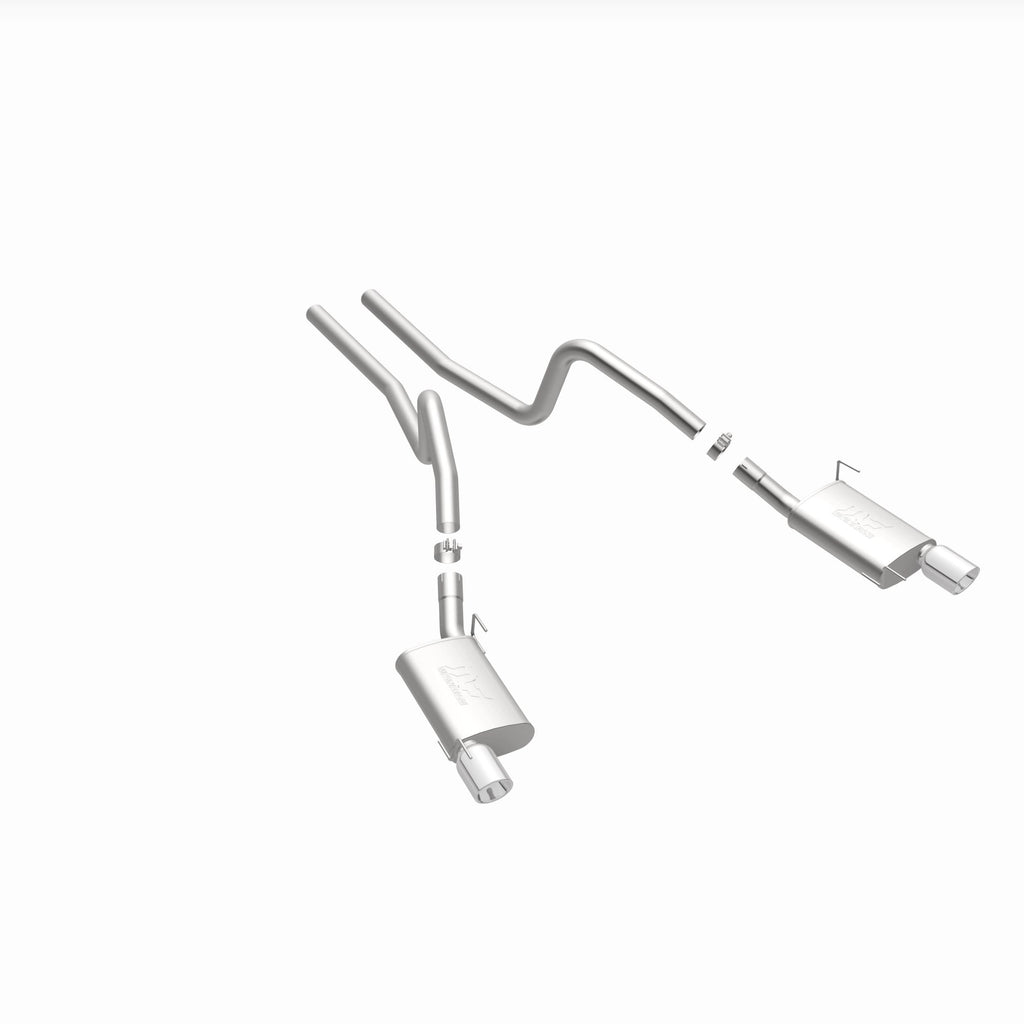 MagnaFlow Exhaust Products 15881 Street Series Polished Cat-Back System for Select Ford Mustang