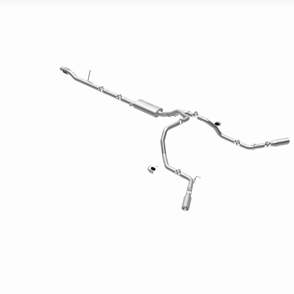 MagnaFlow Exhaust Products 19473 Street Series Polished Cat-Back System for Select Chevrolet Silverado 1500, Chevrolet Silverado LTD, GMC Sierra 1500, GMC Sierra Limited