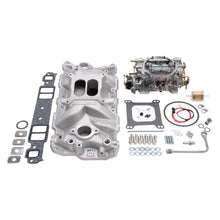 Load image into Gallery viewer, Manifold-And-Carb-Kit-Performer-Eps-Small-Block-Chevrolet-1957-1986-Natural-Finish