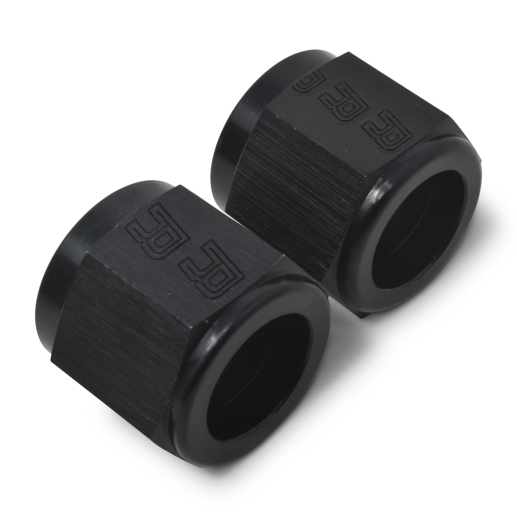 Performance--6-An-Tube-Nuts-38In-Dia.-(Black)-(2-Pcs.)