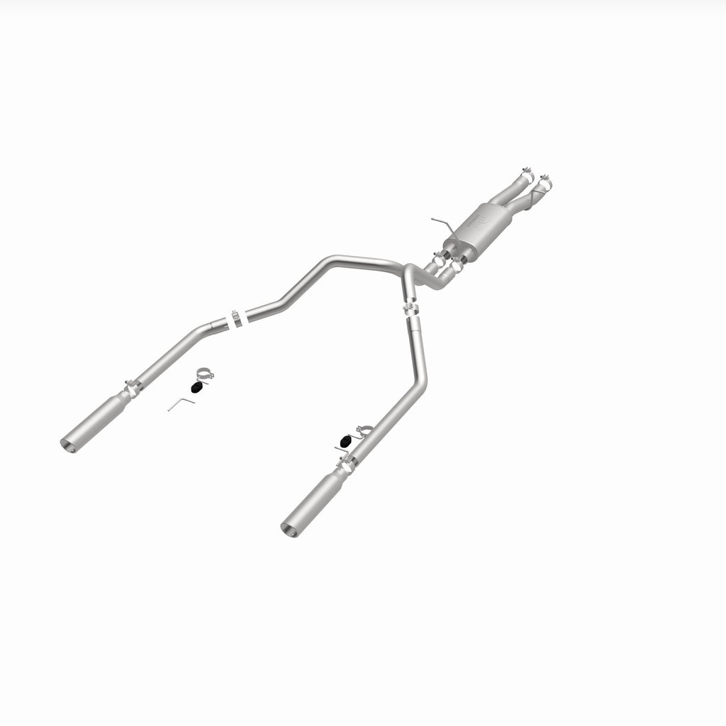 MagnaFlow Exhaust Products 15829 Street Series Polished Cat-Back System for Select Chevrolet Silverado HD, Chevrolet Silverado HD Classic, GMC Sierra HD, GMC Sierra HD Classic