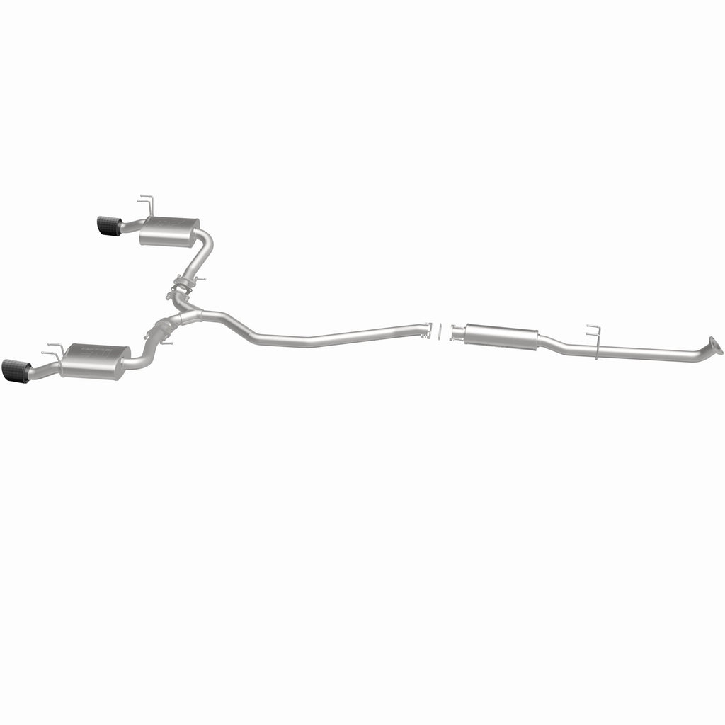 MagnaFlow Exhaust Products 19612 NEO Series Carbon Fiber Tips Cat-Back System for Select Honda Civic