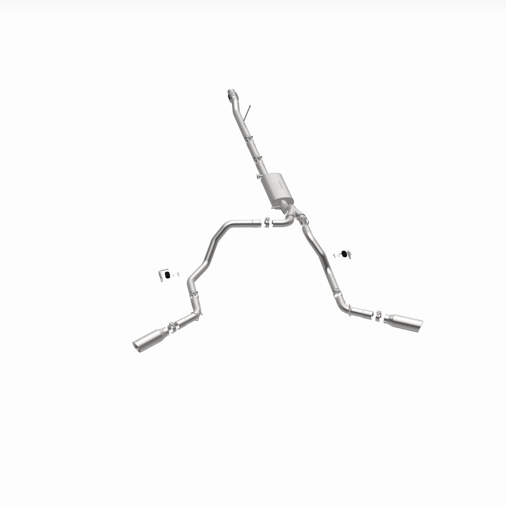 MagnaFlow Exhaust Products 19473 Street Series Polished Cat-Back System for Select Chevrolet Silverado 1500, Chevrolet Silverado LTD, GMC Sierra 1500, GMC Sierra Limited