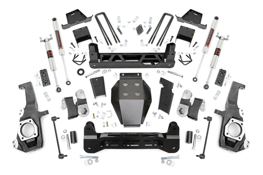 Rough Country 10140 Suspension Lift Kit w/Shocks for Select Chevrolet Silverado HD, Chevrolet Silverado HD, GMC Sierra HD