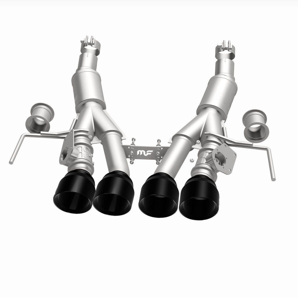 MagnaFlow Exhaust Products 19581 NEO Series Black Chrome Tips Axle Back System for Select Chevrolet Corvette