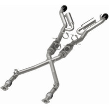 Load image into Gallery viewer, MagnaFlow Exhaust Products 19697 SPEQ Series Black Chrome Cat-Back System for Select Nissan Z