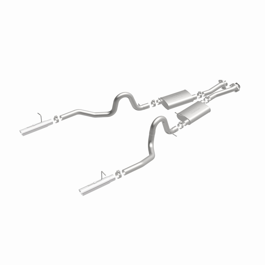 MagnaFlow Exhaust Products 15630 Street Series Polished Cat-Back System for Select Ford Mustang