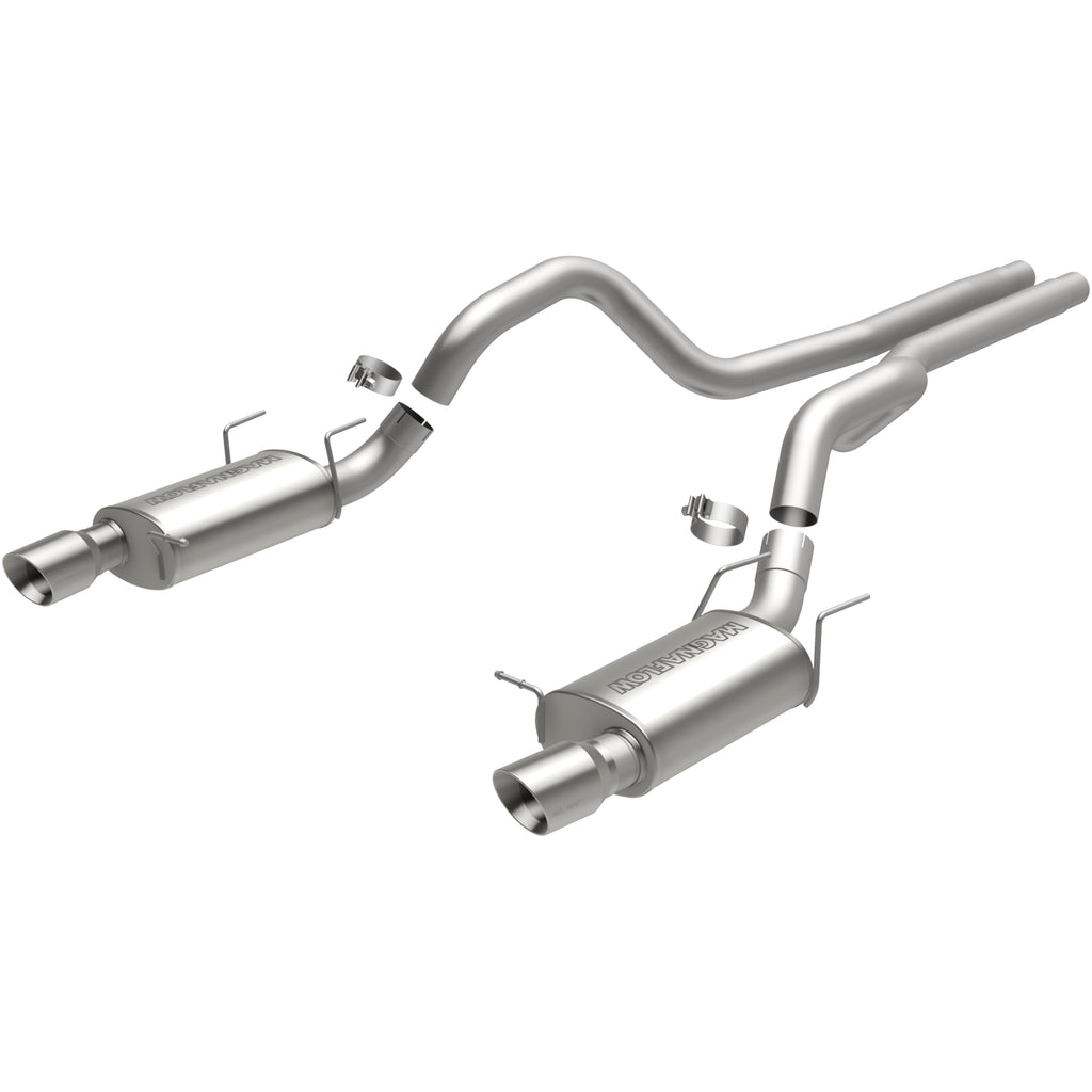MagnaFlow Exhaust Products 15149 Street Series Polished Cat-Back System for Select Ford Mustang