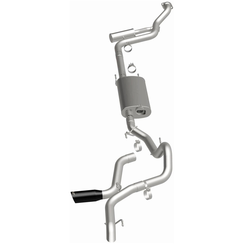 MagnaFlow Exhaust Products 19678 Overland Series Black Chrome Cat-Back System for Select Toyota Tacoma