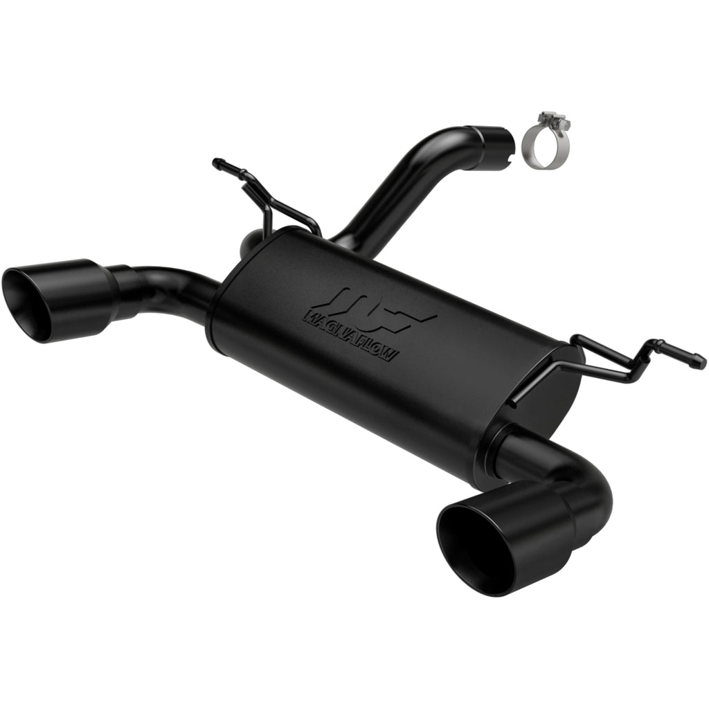 MagnaFlow Exhaust Products 19388 Street Series Black Coated Axle Back System for Select Jeep Wrangler