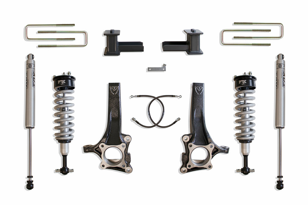 15-18-Ford-F-150-2Wd-7In4In-Maxpro-Elite-Spindle-Lift-Kit-WFox-Shocks