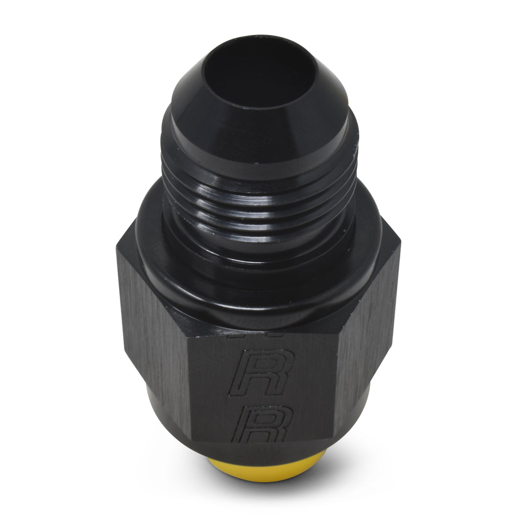 Performance--8-An-Female-To--6-An-To-Male-B-Nut-Reducer-(Black)