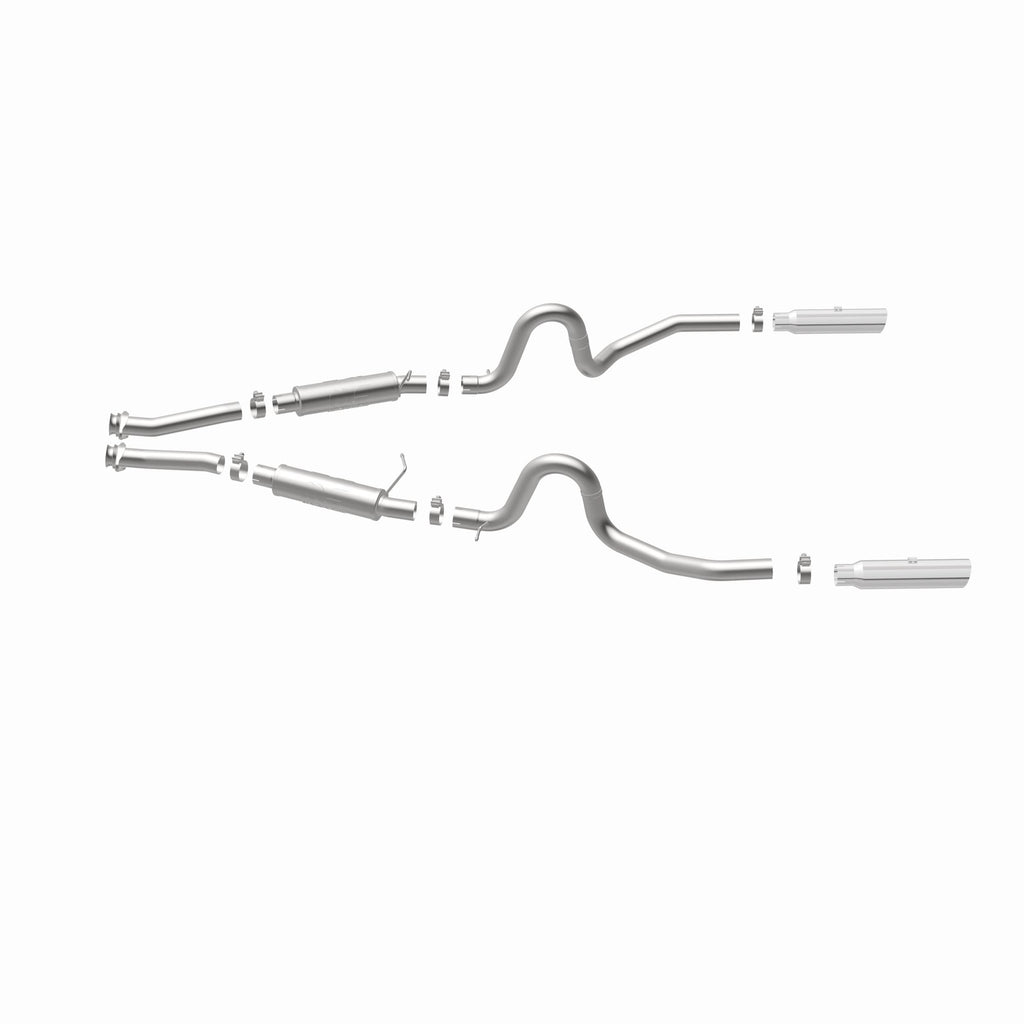 MagnaFlow Exhaust Products 15673 Competition Series Stainless 2.5 in Cat-Back for Select Ford Mustang