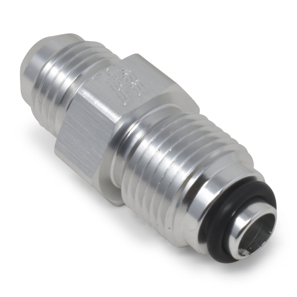 Performance--6-An-(Male-To-12In-20-O-Ring-Seal)-Power-Steering-Adapter.-Clear-Anodized