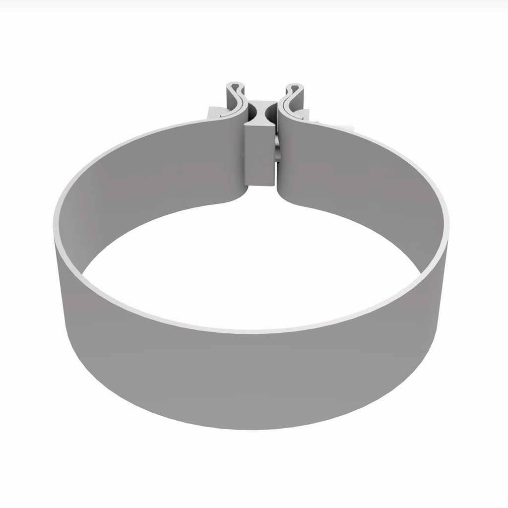 MagnaFlow Exhaust Products 10166 10 pk - Lap Joint Band Clamp - 4.00in.