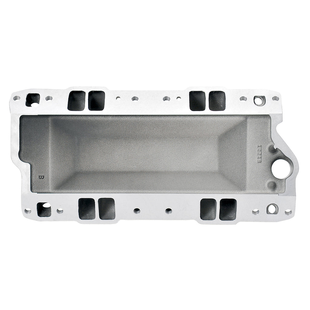 Intake-Manifold-Rpm-Air-Gap-Small-Block-Chevy-262-400-Black