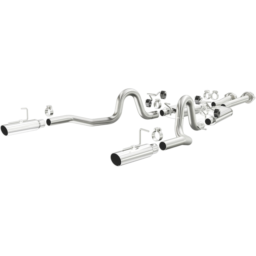MagnaFlow Exhaust Products 15638 Street Series Polished Cat-Back System for Select Ford Mustang
