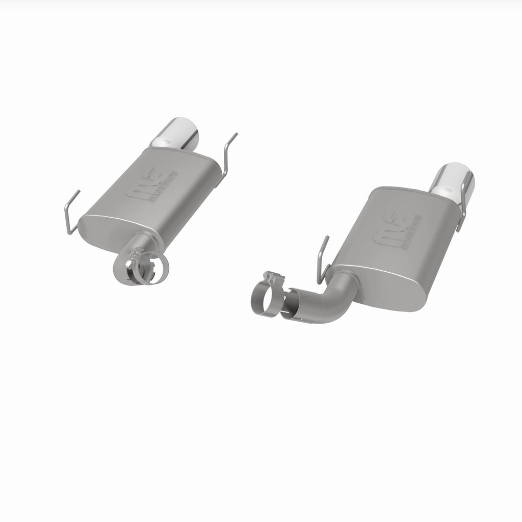 MagnaFlow Exhaust Products 15882 Street Series Polished Axle Back System for Select Ford Mustang
