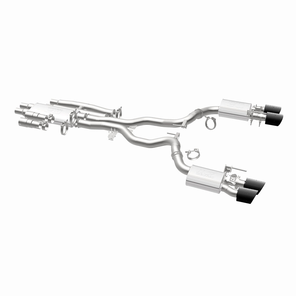 MagnaFlow Exhaust Products 19695 xMOD Series Carbon Fiber Tips Cat-Back System for Select Ford Mustang