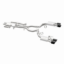 Load image into Gallery viewer, MagnaFlow Exhaust Products 19695 xMOD Series Carbon Fiber Tips Cat-Back System for Select Ford Mustang