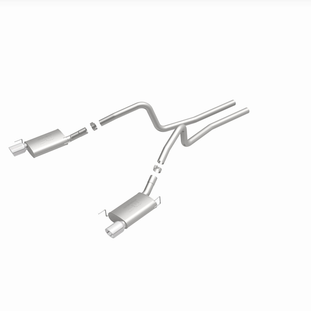 MagnaFlow Exhaust Products 15881 Street Series Polished Cat-Back System for Select Ford Mustang