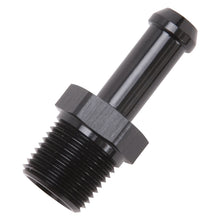 Load image into Gallery viewer, Hose-End-Straight-38In-Npt-To-38In-Barb-Black-Anodize