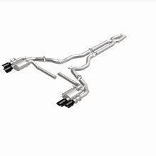 Load image into Gallery viewer, MagnaFlow Exhaust Products 19579 NEO Series Black Chrome Tips Cat-Back System for Select Ford Mustang