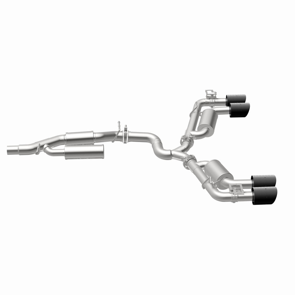 MagnaFlow Exhaust Products 19617 NEO Series Carbon Fiber Tips Cat-Back System for Select Volkswagen Golf R