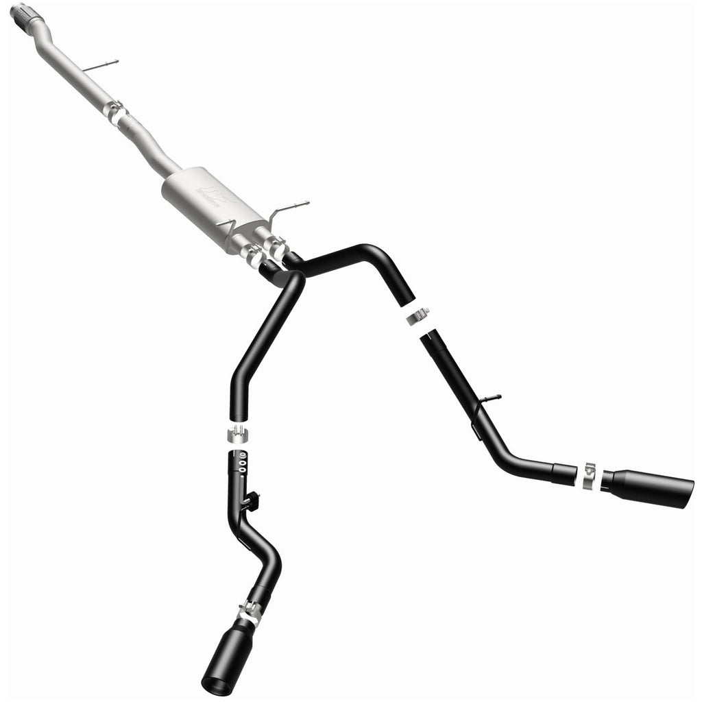 MagnaFlow Exhaust Products 15360 Street Series Black Coated Cat-Back System for Select Chevrolet Silverado 1500, Chevrolet Silverado LD, GMC Sierra 1500, GMC Sierra Limited