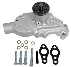 Edelbrock 88820 Water Pump for Small-Block Chevy Street Rods in Satin Finish for Select Chevrolet Blazer, Chevrolet C1500, Chevrolet C1500 Suburban, Chevrolet C2500, Chevrolet C2500 Suburban, Chevrolet C3500, Chevrolet Camaro, Chevrolet Caprice,