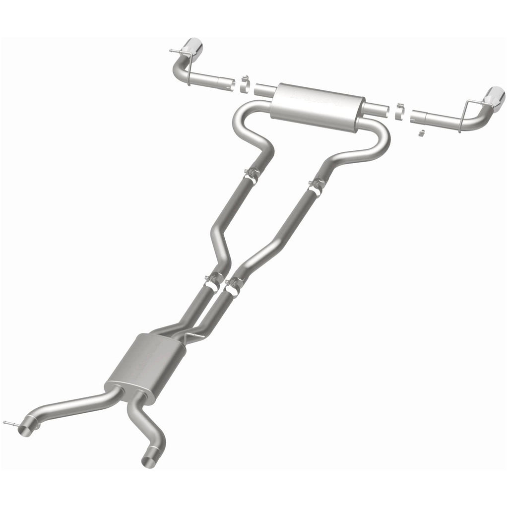 MagnaFlow Exhaust Products 15085 Street Series Polished Cat-Back System for Select Audi Q7