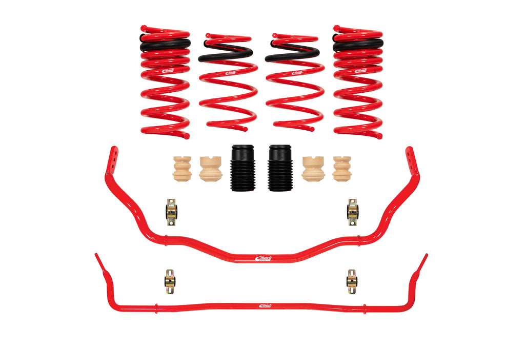 Eibach 4.14535.880 Sportline Springs + Front & Rear Sway Bars for Select Ford Mustang