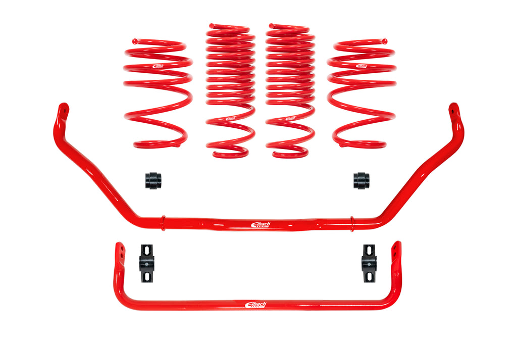 Eibach E45-40-036-03-22 Sportline Springs + Front & Rear Sway Bars for Select Honda Civic