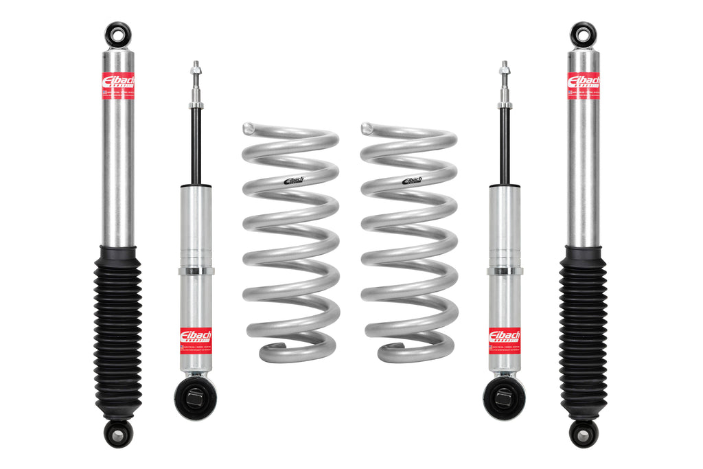 Eibach E80-23-006-02-22 Set of 4 Shocks + 2 Front Springs for Select Chevrolet Silverado 1500, GMC Sierra