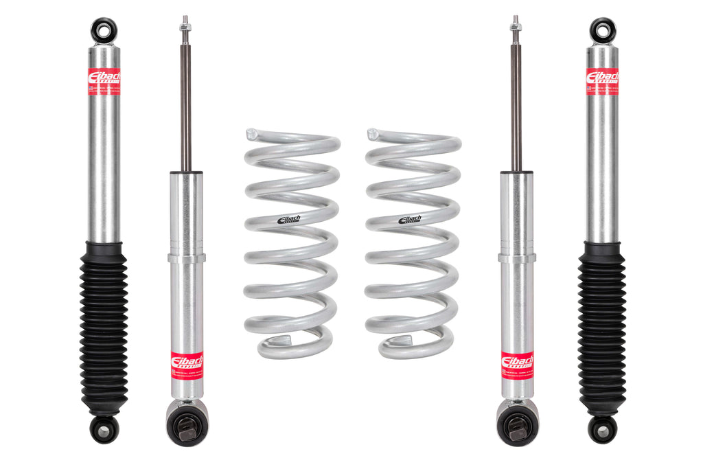 Eibach E80-23-032-01-22 Set of 4 Shocks + 2 Front Springs for Select Chevrolet Silverado 1500, Chevrolet Silverado LTD, GMC Sierra 1500, GMC Sierra Limited