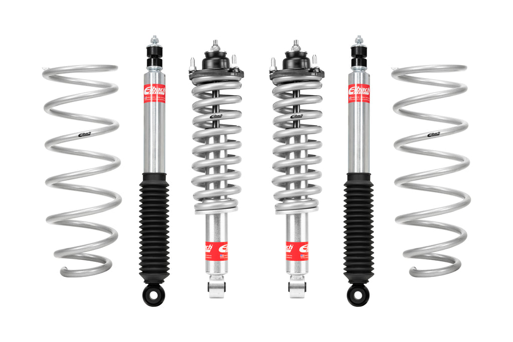 Eibach E81-82-005-01-22 Set of 2 Assembled Front Shocks, Springs, Mounts + 2 Springs + 2 Rear Shocks