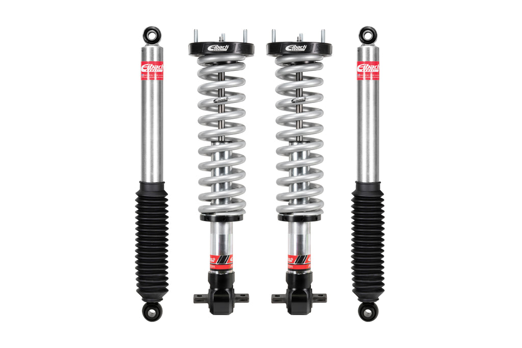 Eibach E86-23-032-04-22 Pair of Front Coilovers + Rear Shocks for Select Chevrolet Silverado 1500, GMC Sierra