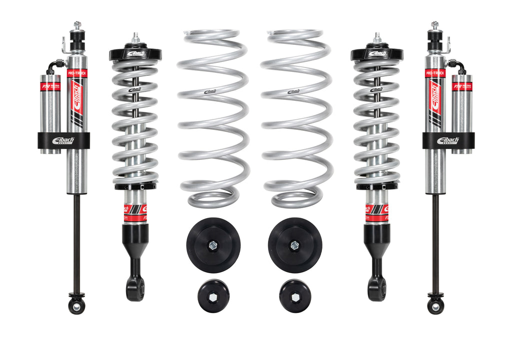 Eibach E86-59-005-02-22 Pair of Front Coilovers + Rear Reservoir Shocks + Rear Springs for Select Lexus GX470