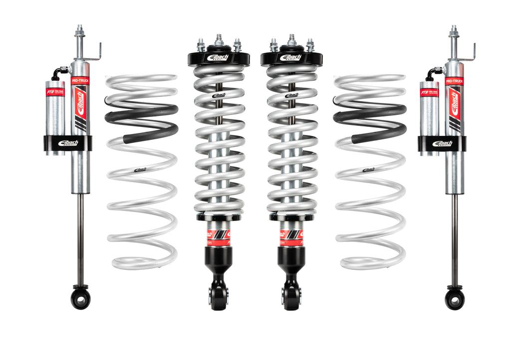 Eibach E86-82-096-02-22 Pair of Front Coilovers + Rear Reservoir Shocks + Rear Springs