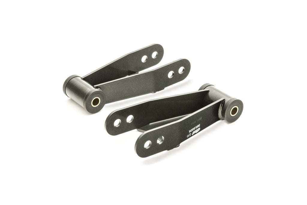 Eibach 3811.820 Rear Shackle Kit for Select Chevrolet C3500, Chevrolet Silverado 1500, Chevrolet Tahoe, Dodge Ram 1500, Ford F-150, GMC C3500, GMC Sierra 1500, GMC Yukon