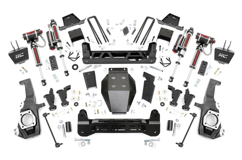 Rough Country 111255 Suspension Lift Kit w/Shocks for Select Chevrolet Silverado HD, Chevrolet Silverado HD, GMC Sierra HD, GMC Sierra HD