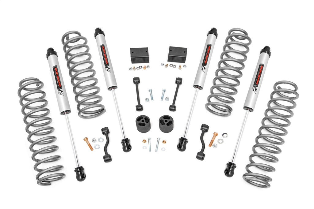 Rough Country 91370 Suspension Lift Kit w/V2 Shocks for Select Jeep Wrangler, Jeep Wrangler JK
