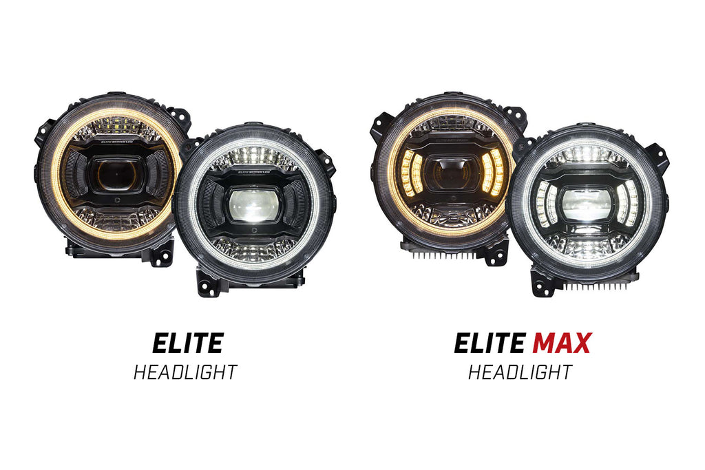 Diode Dynamics DD5165 Full LED Headlights for the Jeep JL Wrangler. for Select Jeep Gladiator, Jeep Wrangler